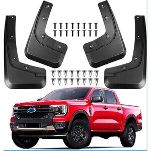 Mud Flaps Splash Guards for 2024-2025 Ford Ranger Front & Rear XL XLT Lariat